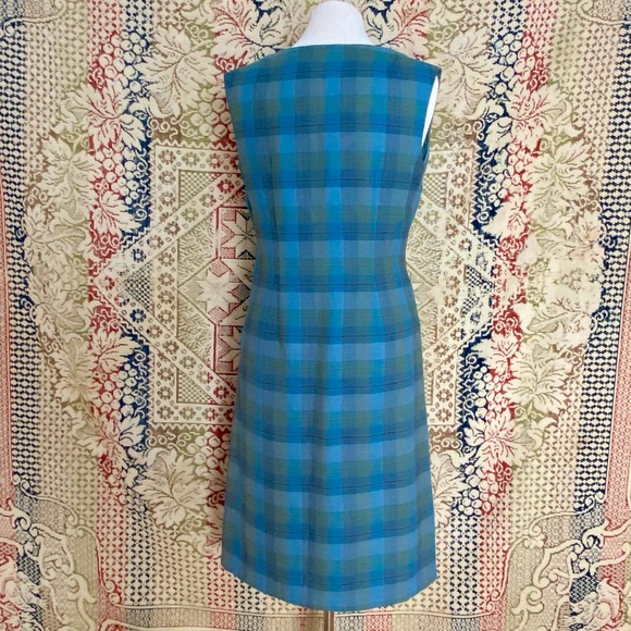 Vintage 60s Plaid Wool Dress & Blazer Tartan Authentic Tweeds of Nova Scotia - Picture 7 of 14